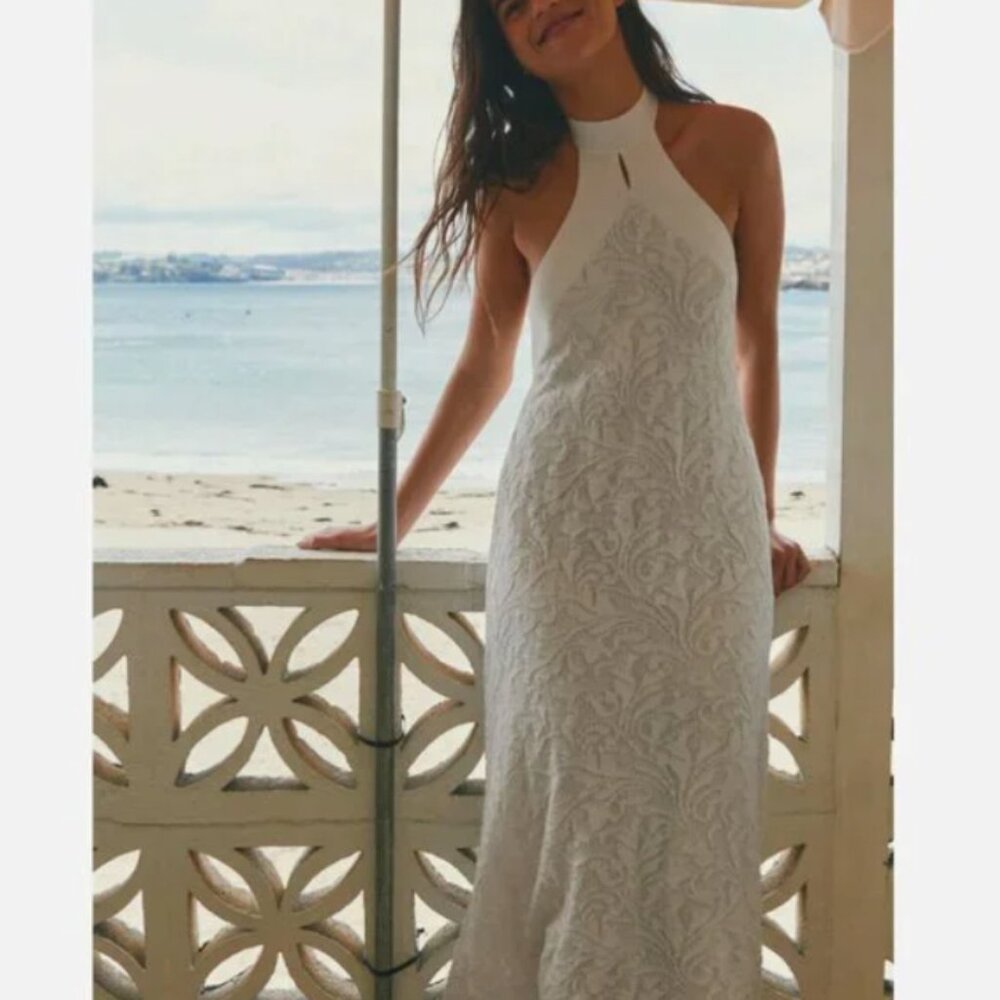 Zara knit halter dress